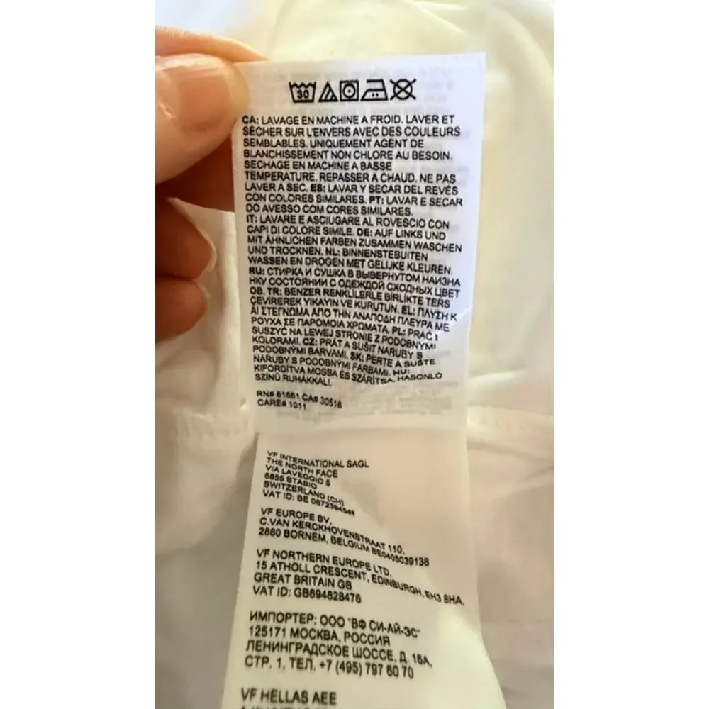 The North Face Camp Tee White Graphic T-Shirt XXL NWT